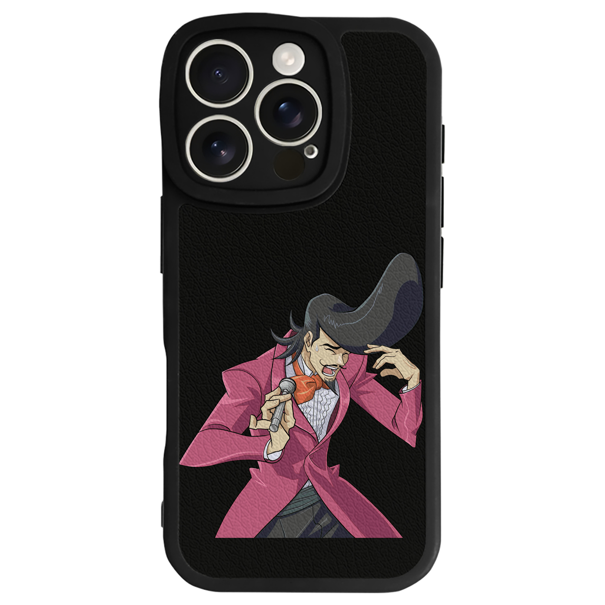 （画像用） 遊☆戯☆王 Yu-Gi-Oh! 【iPhone 16シリーズ対応】シリコンスマホケース（レザー調） 材質：シリコン